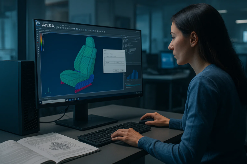 Nodexel × ANSA: truly visualize the usage behavior, resource pressure and license occupation of the pre-processing environment
